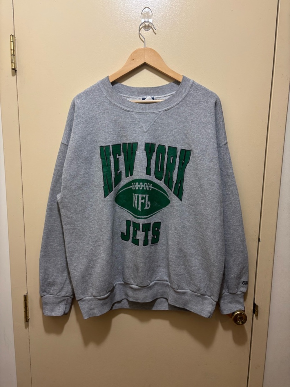 Vintage 1994 New York Jets grey crewneck sweatshirt Size XL #NFL
